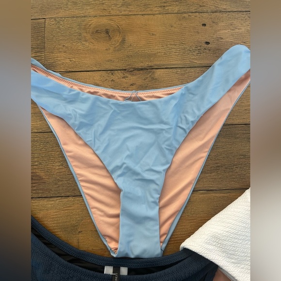 J CREW Stylish Bikini Bottoms BUNDLE- Blue, White, navy blue - Picture 5 of 7